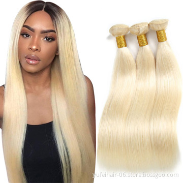 Unprocessed russian blonde 10a 613 virgin human hair vendors,cuticle aligned 613 malaysian hair with frontal raw hair
